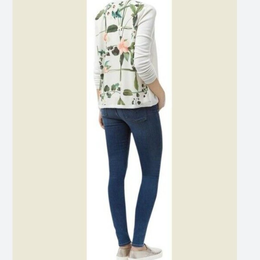 Ted baker Memie Secret Trellis Cardigan Sweater size 2 *PLEASE READ*